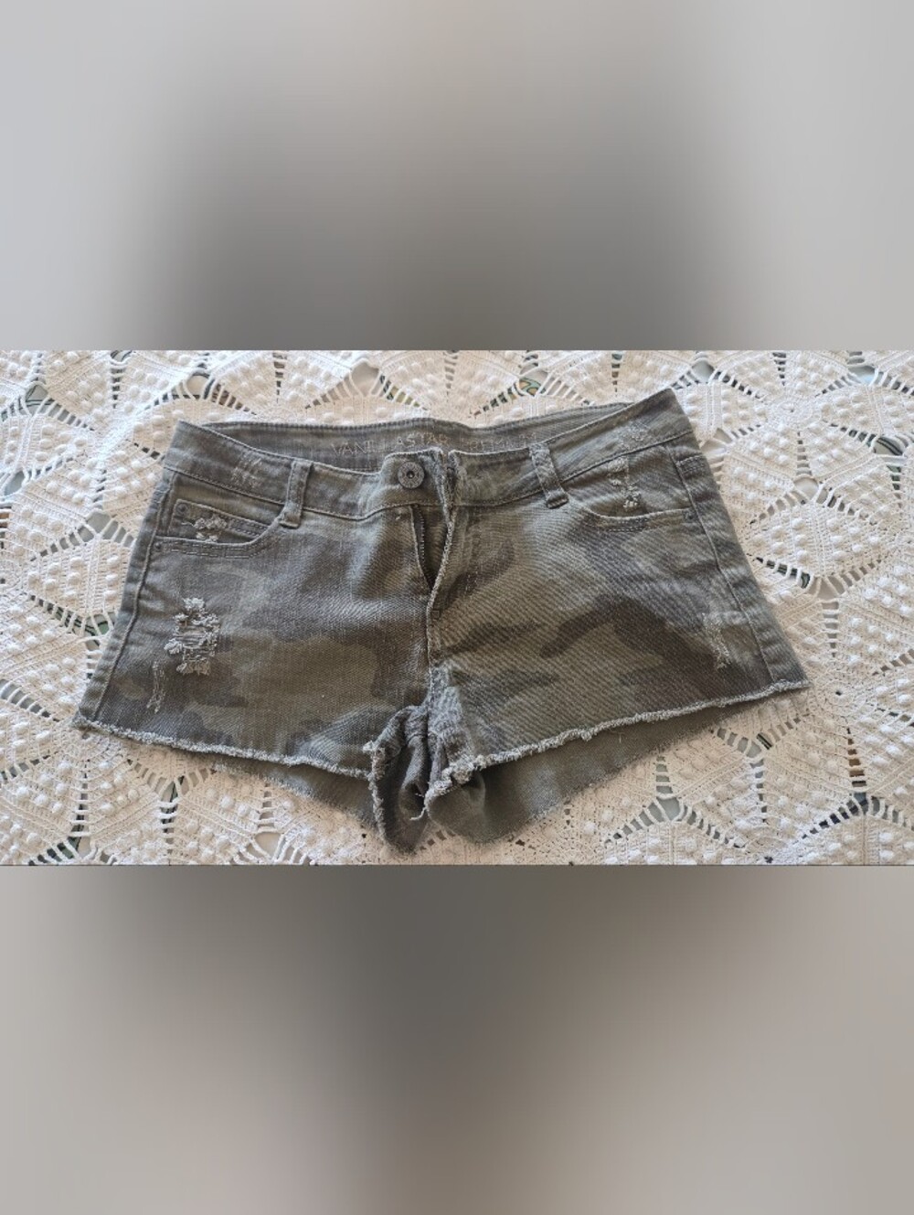 Camo Jeans Shorts Stretchy Comfy